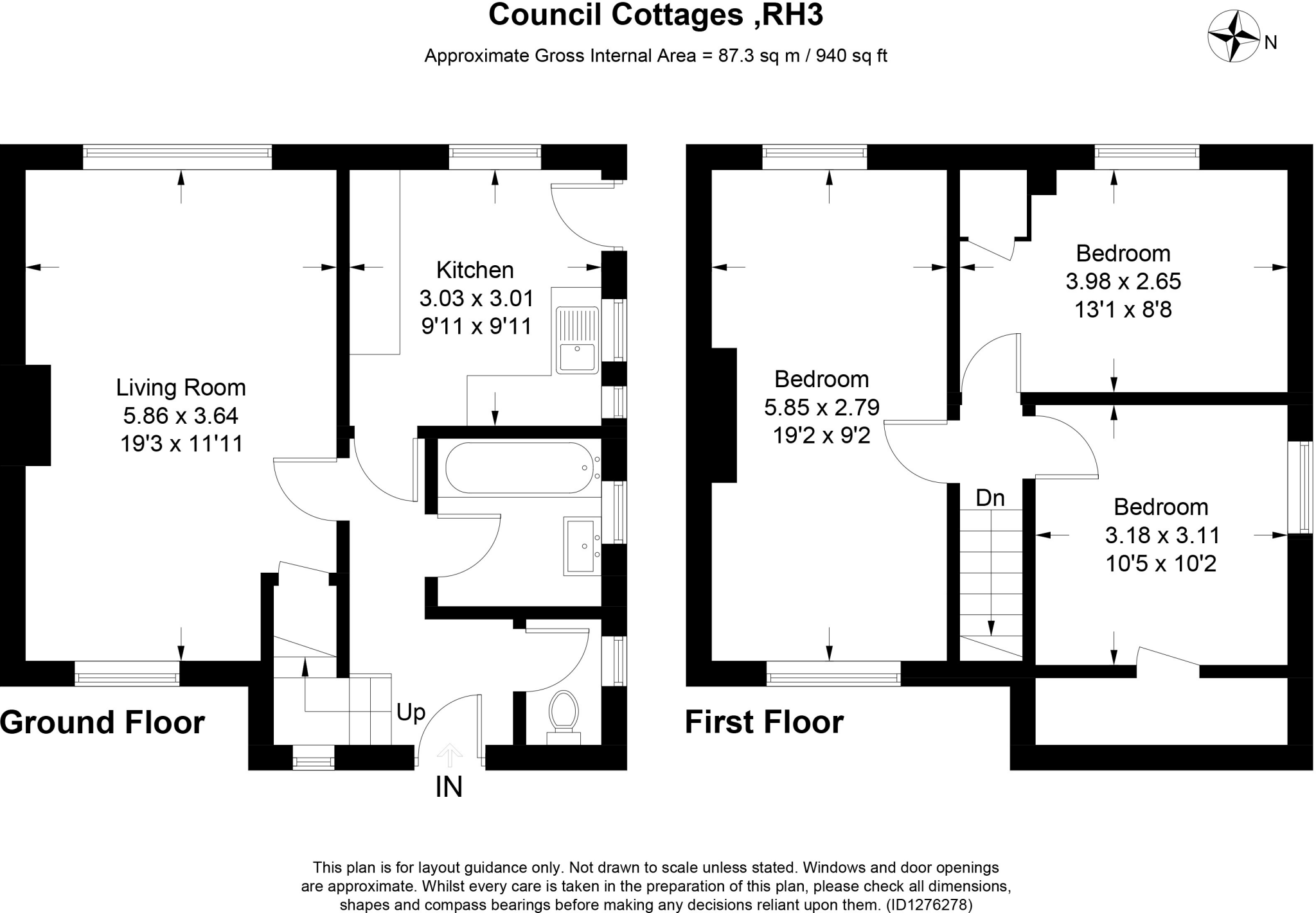 The Street, Betchworth floorplan