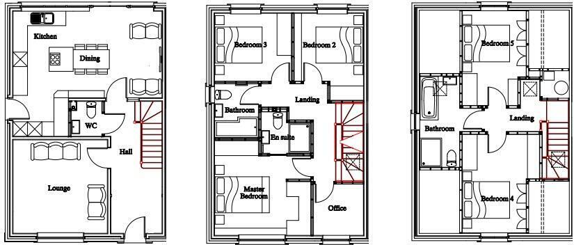 3 The Plains, Scotby, Carlisle, Cumbria floorplan
