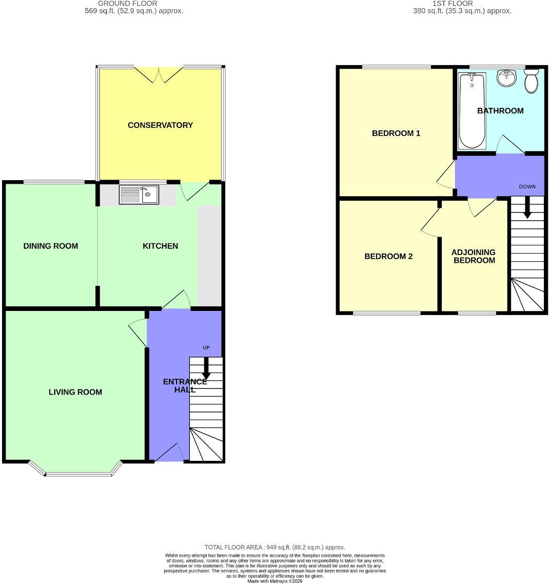 Grantham Road, Birkdale, Southport, Merseyside, PR8 4LS floorplan
