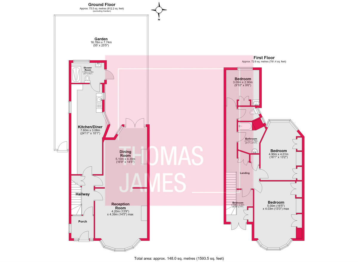 Bourne Hill, London, N13 floorplan