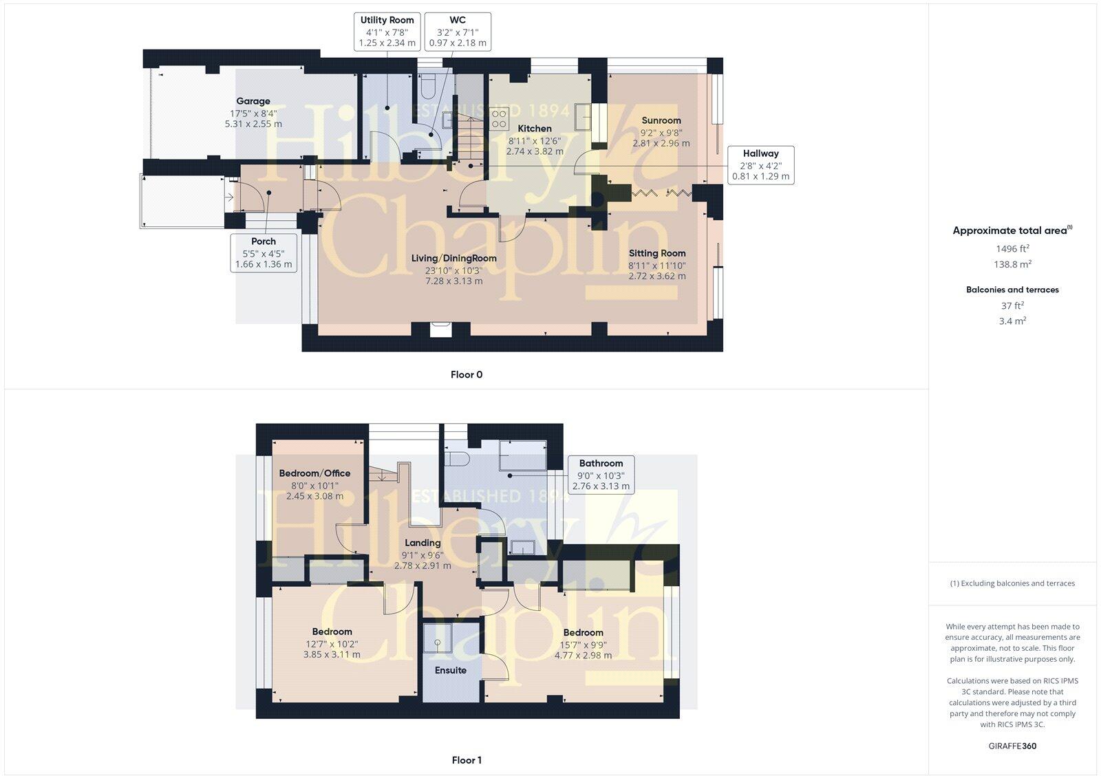 Wyatts Green Lane, Wyatts Green, Brentwood, Essex, CM15 floorplan