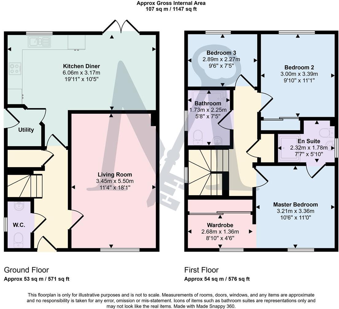 Grange Meadows, Hugglescote, Coalville floorplan