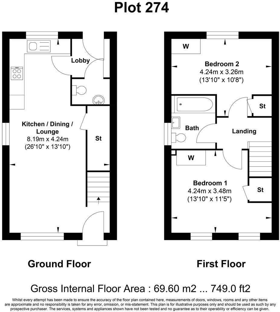 Sulgrave Avenue, Towcester, Northamptonshire floorplan