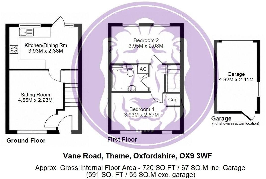 Vane Road, Thame, OX9 3WF floorplan