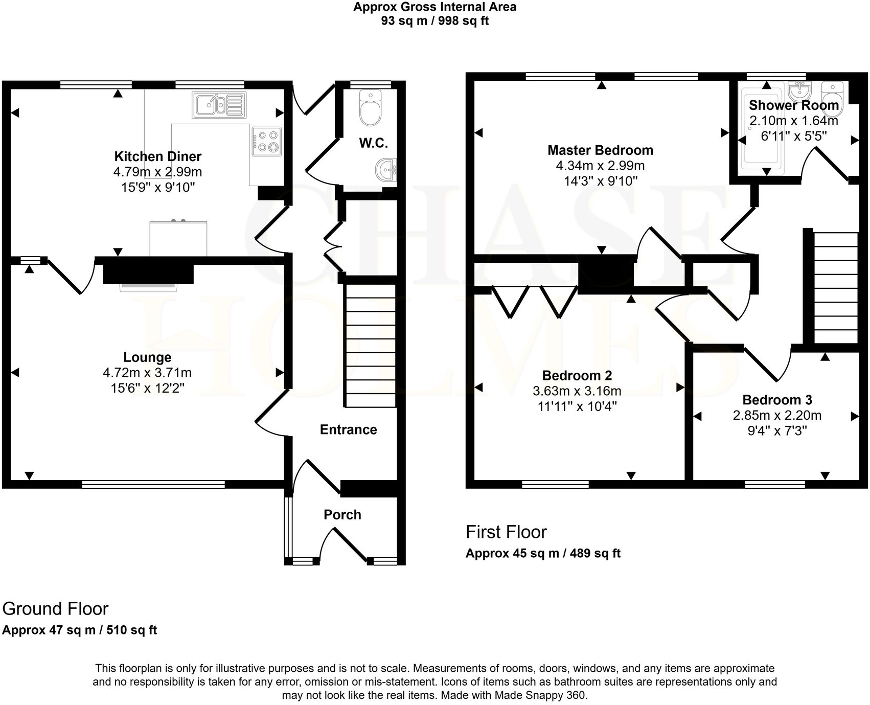 St. Oswalds, Hebburn, NE31 floorplan