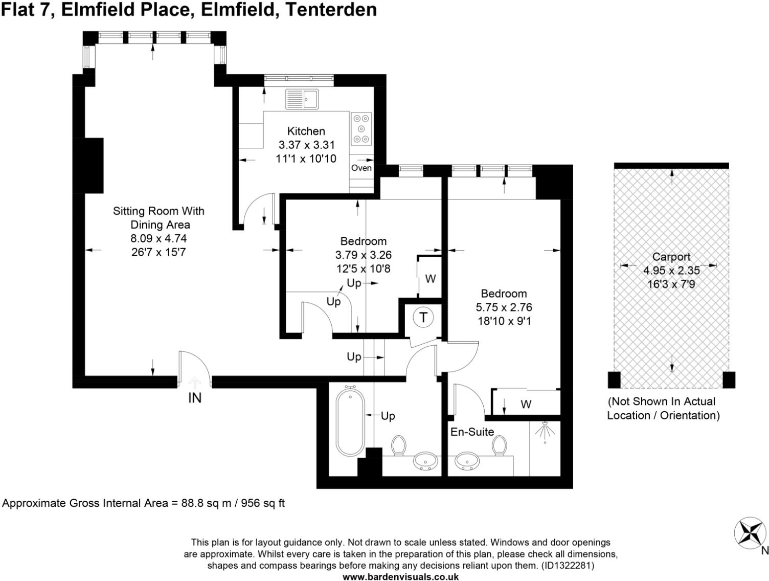 Elmfield, Tenterden, Kent, TN30 floorplan