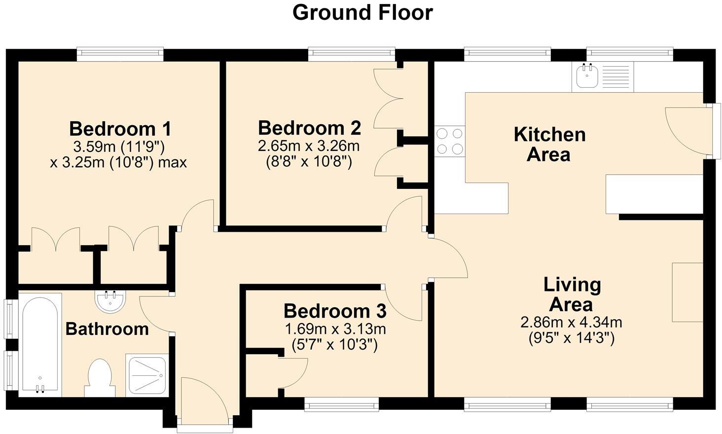 Netheroyd Hill Road, Fixby, HD2 2LS floorplan