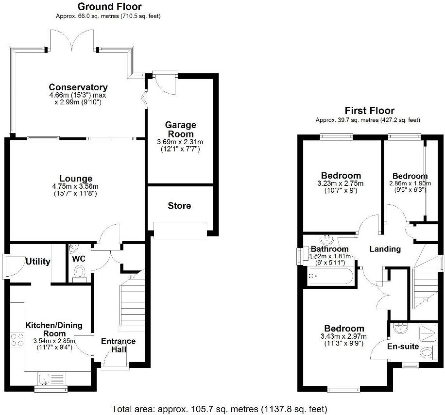 St Marys Close, Etchinghill, Folkestone, CT18 floorplan
