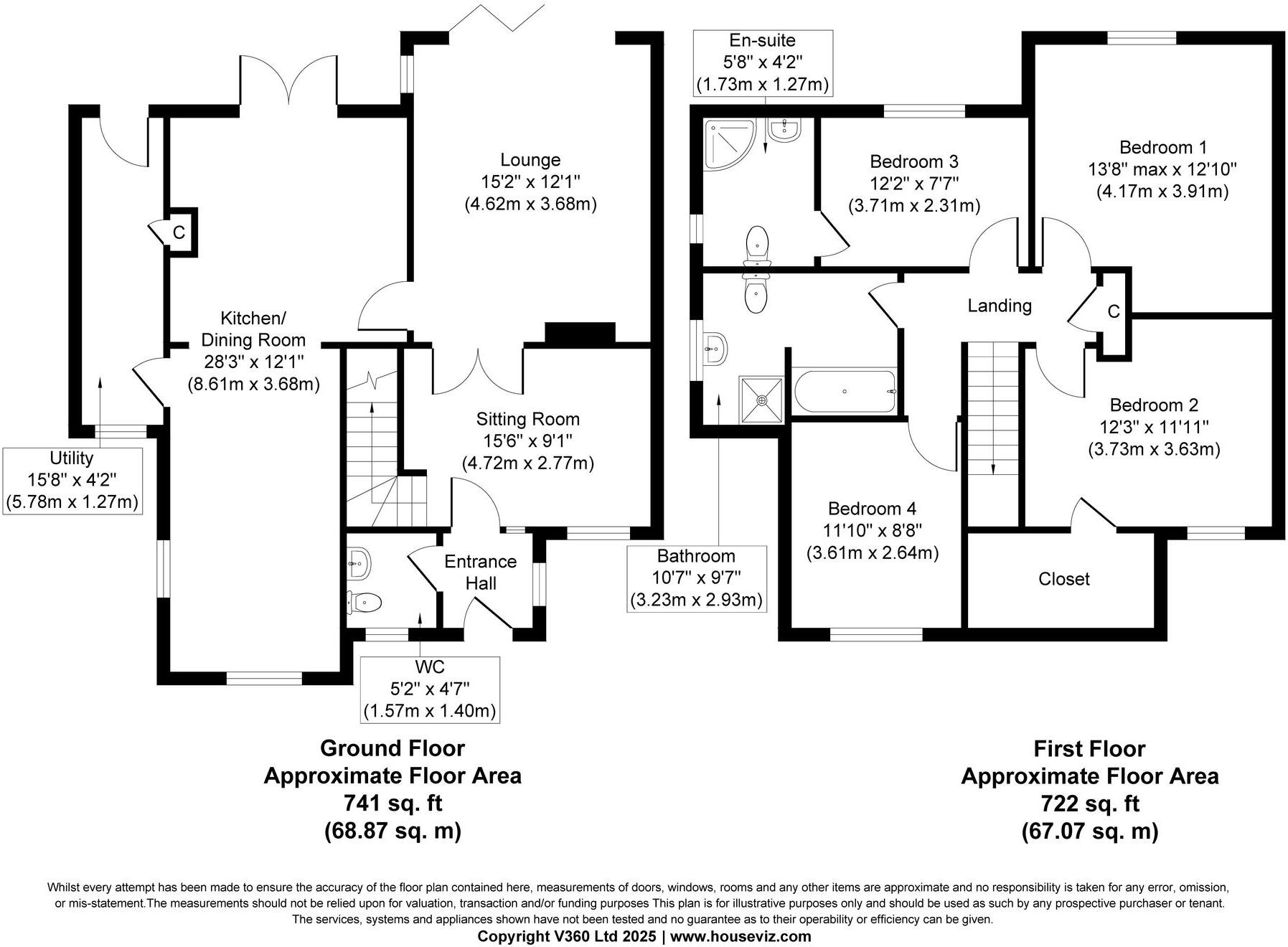 5, Dormer Close, Rowton, CH3 floorplan