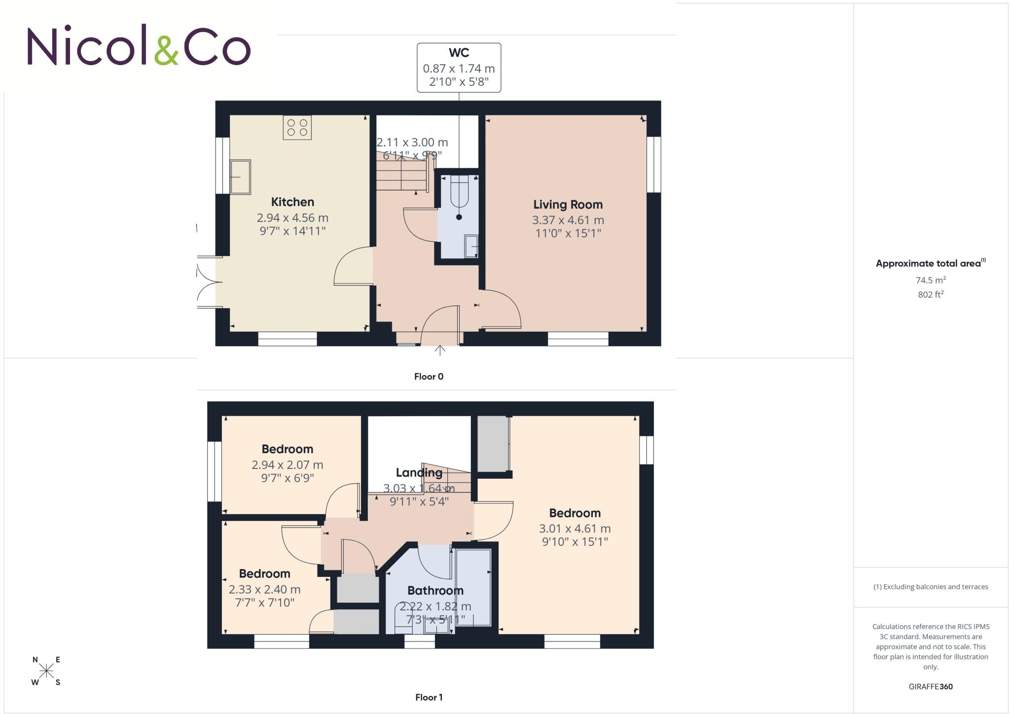 Delmly Croft, Copcut, Droitwich Spa, Worcestershire, WR9 floorplan