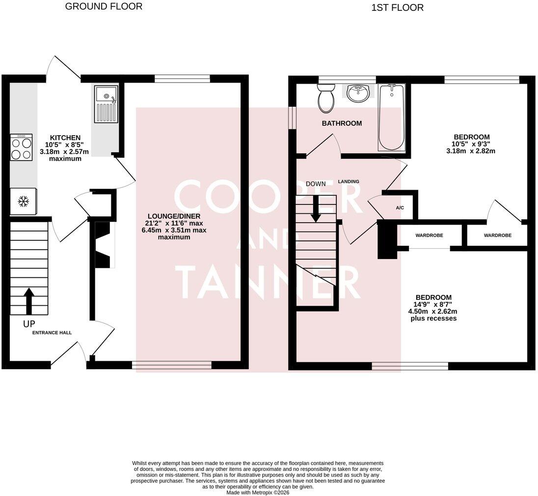 Kingston Close, Street, BA16 floorplan