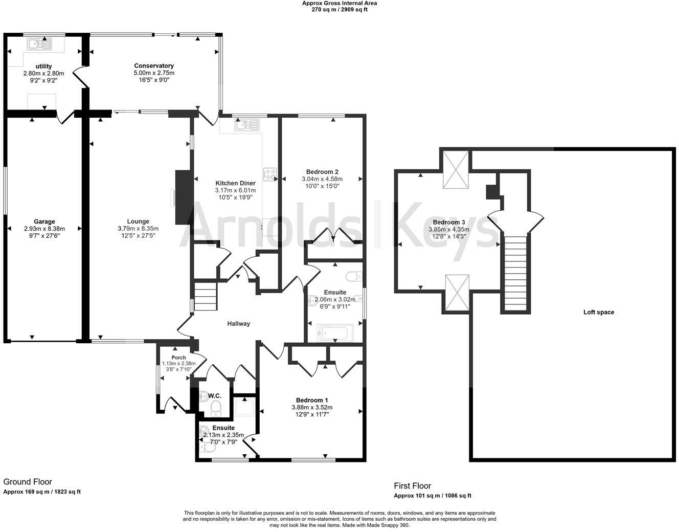 Meadow Drive, Mundesley, Norwich floorplan
