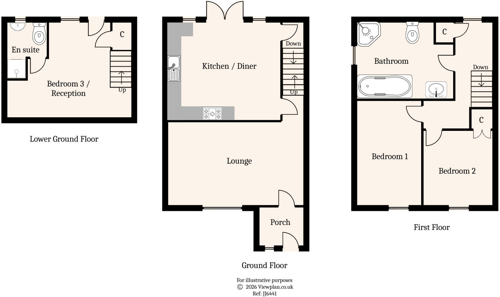 Edwards Terrace, BRAMBLE VIEW, Quakers yard, Treharris, CF46 5DA floorplan
