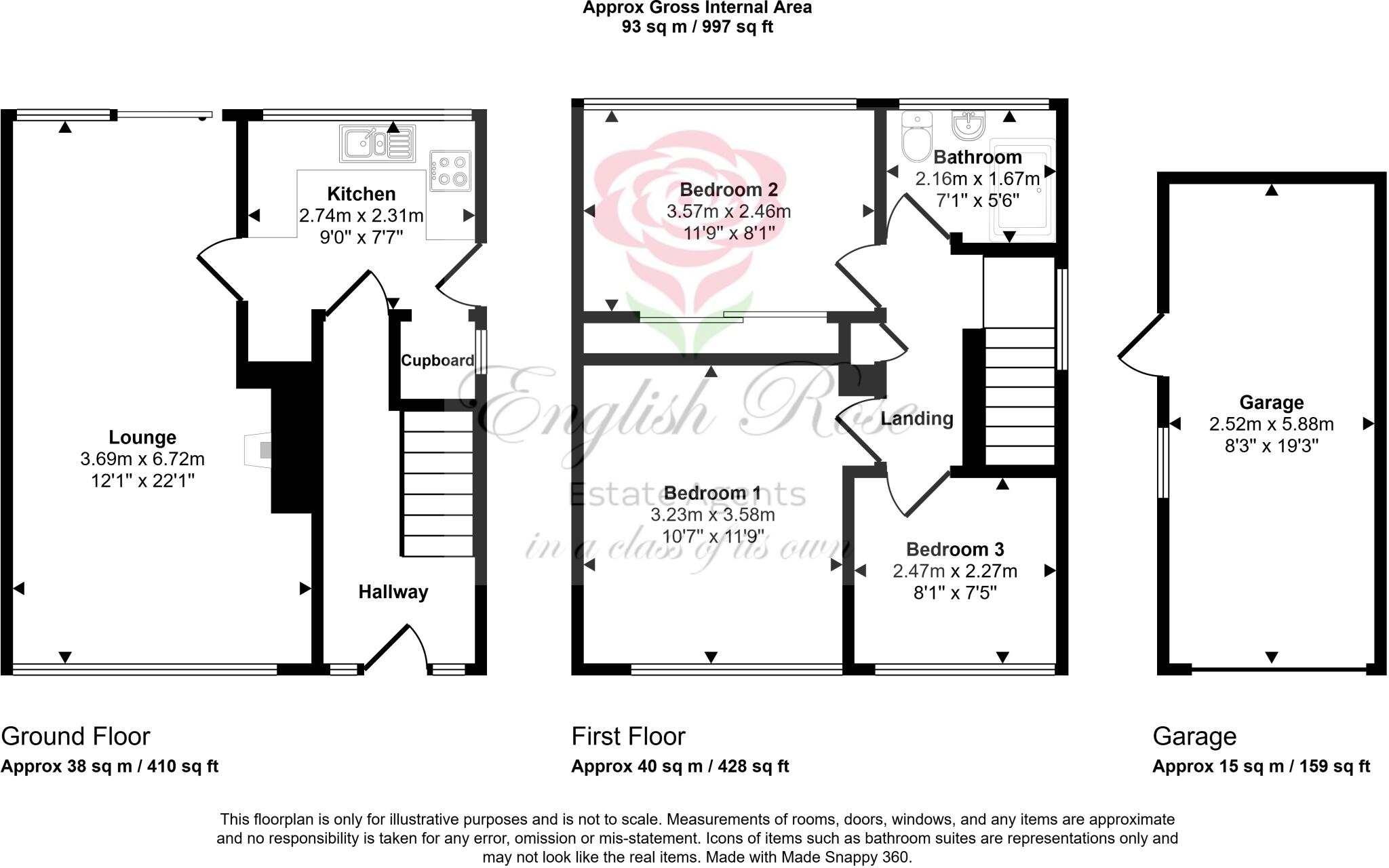 Woodside, Sutton In Ashfild floorplan
