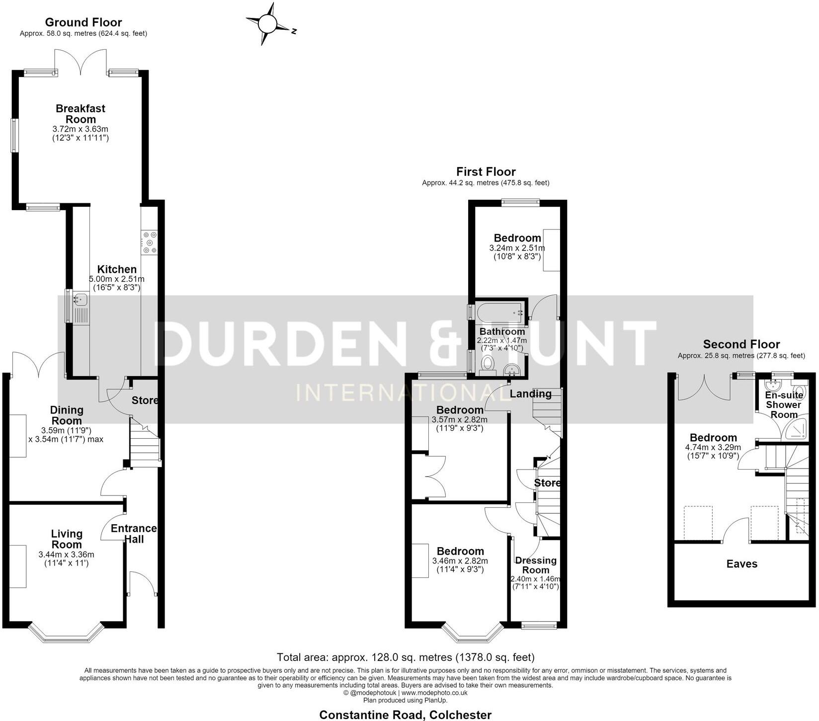 Constantine Road, Colchester, CO3 floorplan
