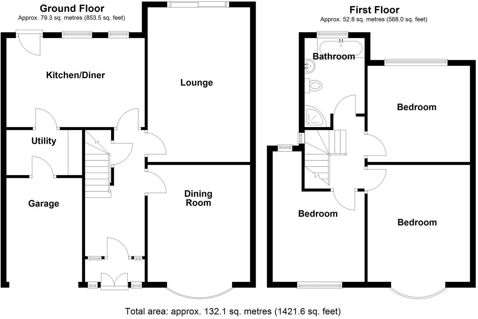 Tixall Road, Hall Green floorplan