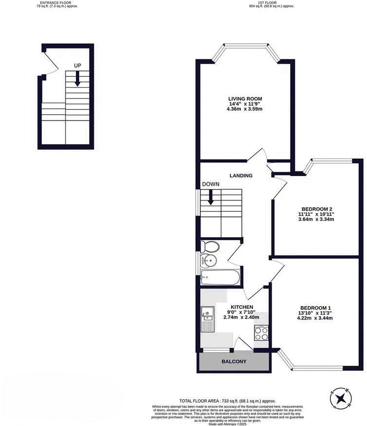 Berkeley Close, Ruislip floorplan