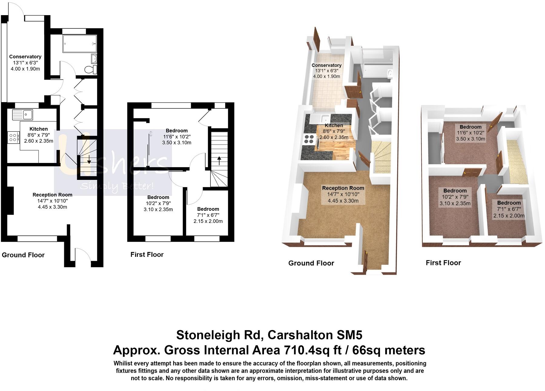 Stoneleigh Road , Carshalton, Surrey. SM5 floorplan