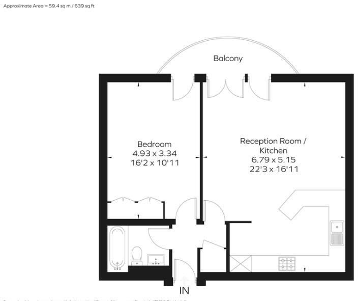 50, Kensington Gardens Square, W2 floorplan