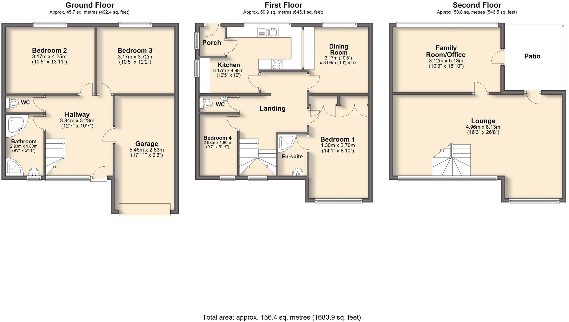 Sunnyvale Avenue, Sheffield, S17 floorplan