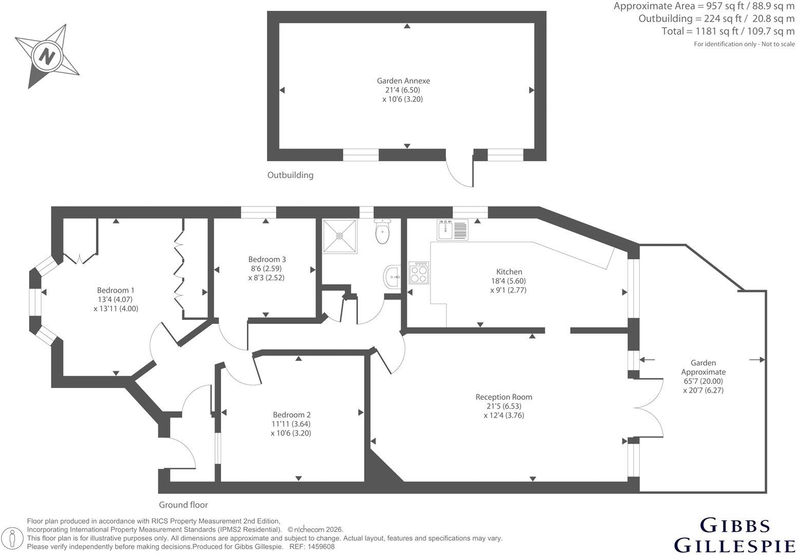 Willow Gardens, Ruislip floorplan