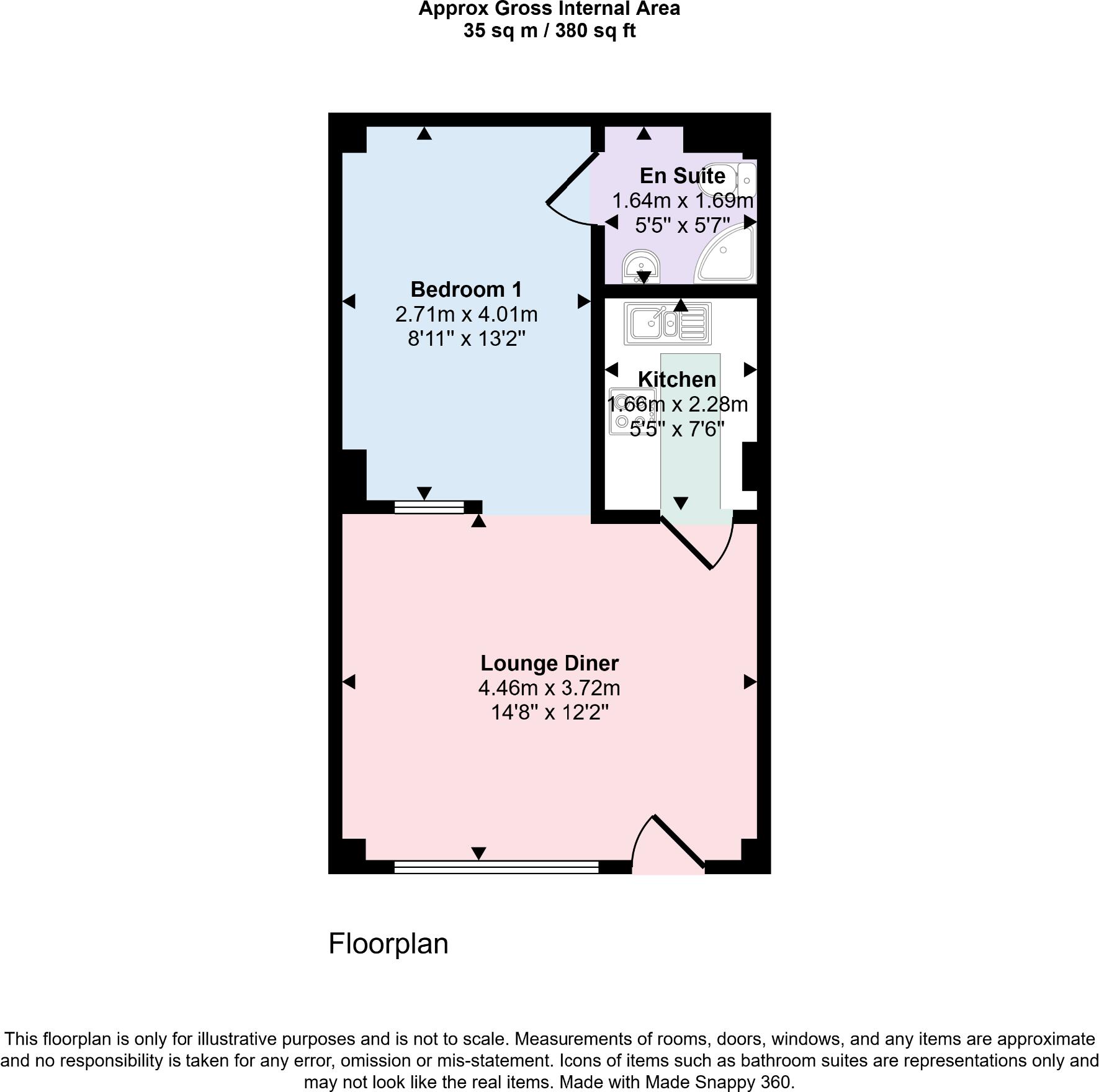 Castle Walk, Lower Street, Stansted floorplan
