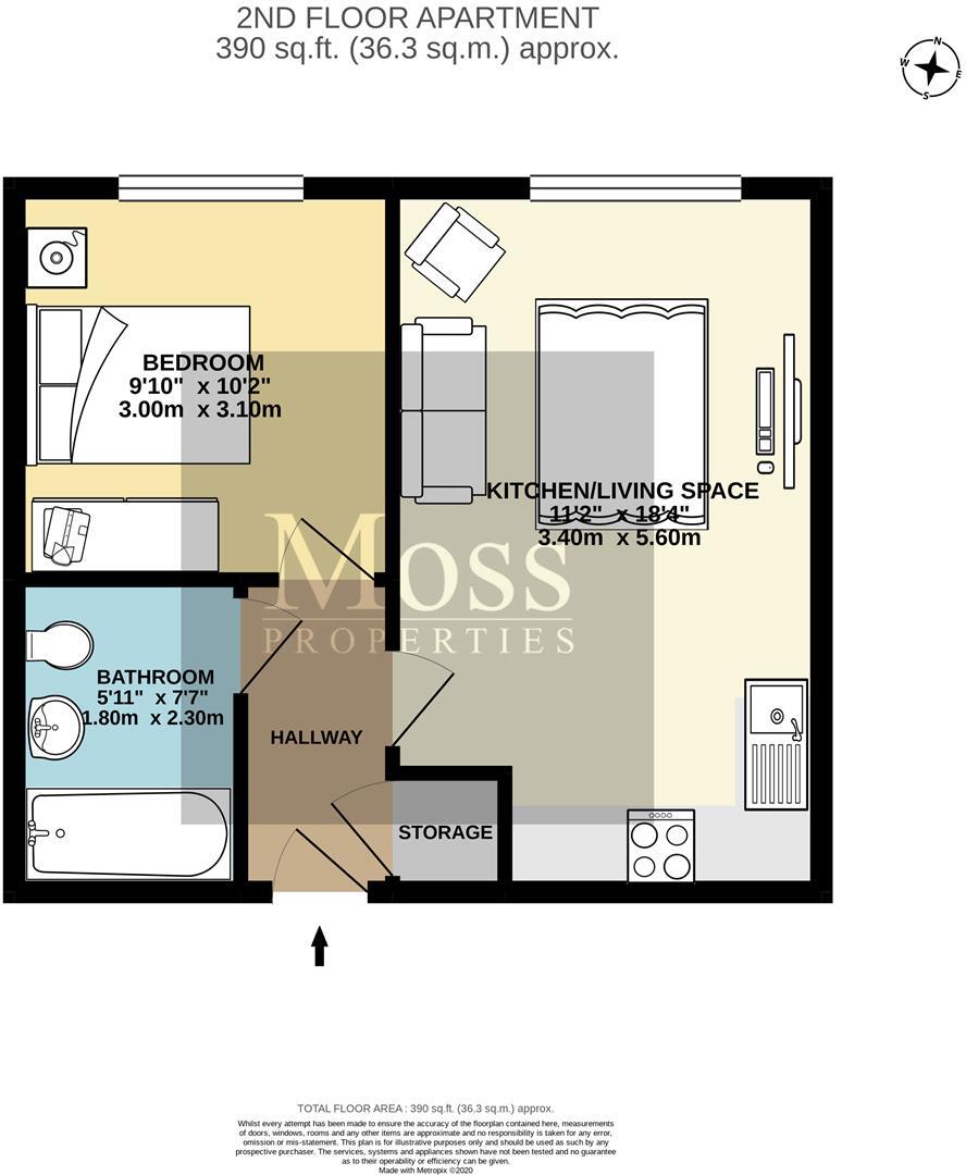 White Rose Apartments, Doncaster floorplan