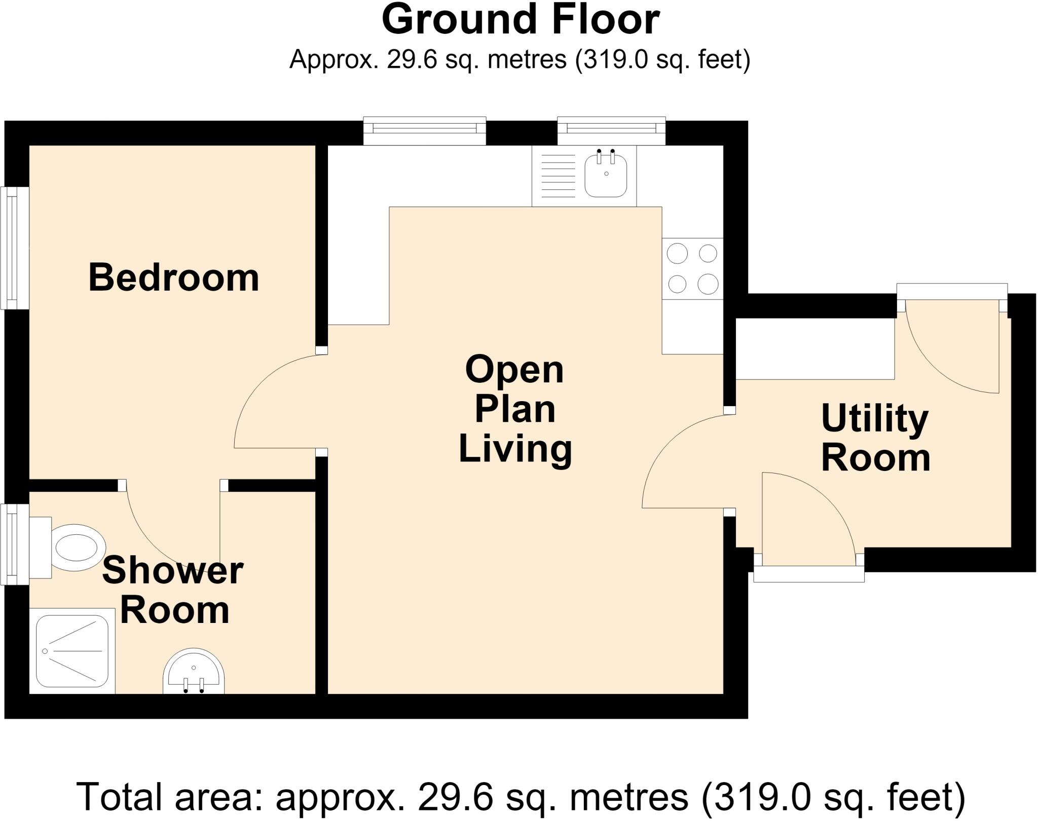 14 Moss Park, Stornoway, Isle of Lewis HS1 2UZ floorplan
