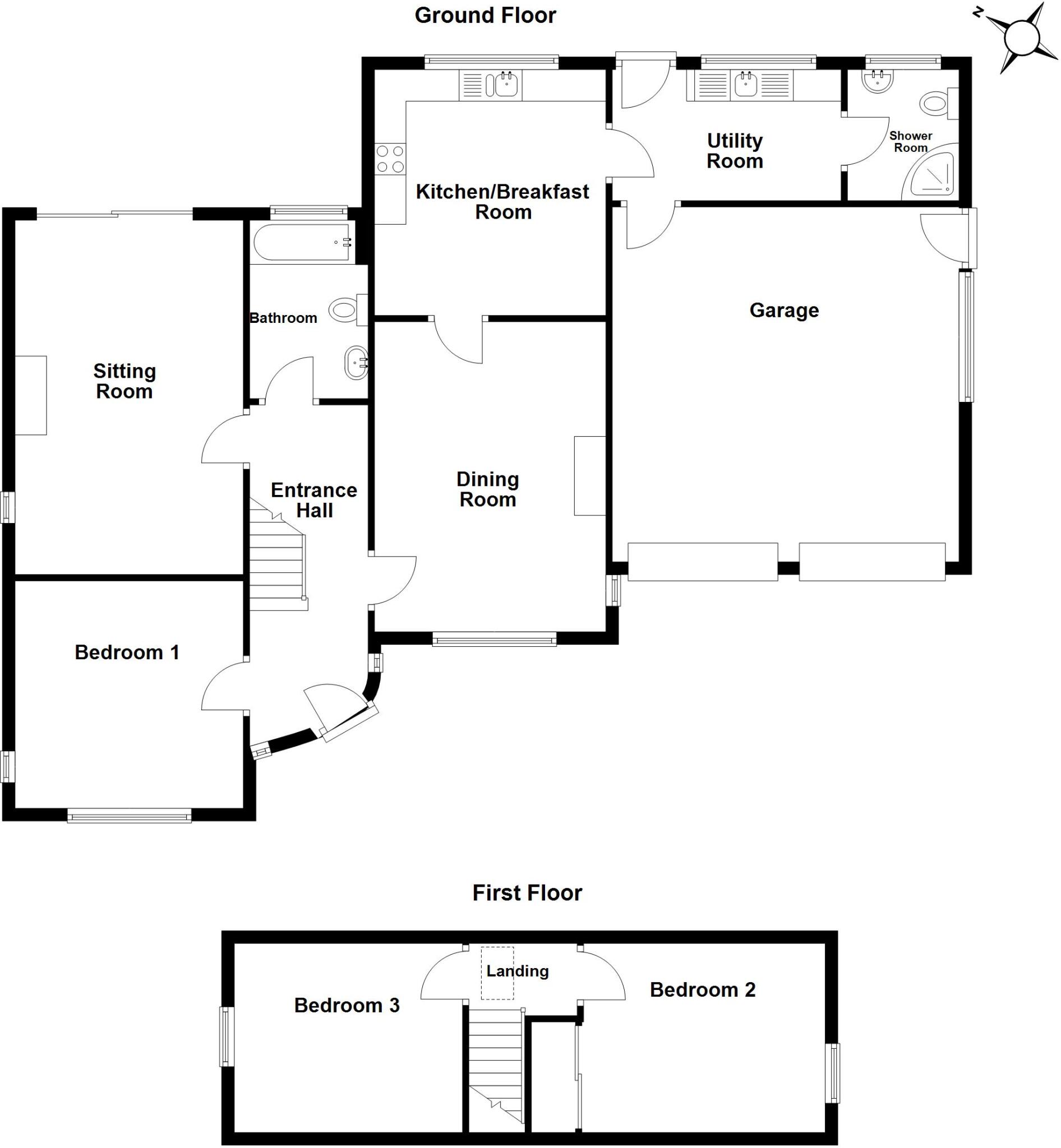 12 Sandy Lane, South Wootton, King's Lynn, Norfolk PE30 3NX floorplan