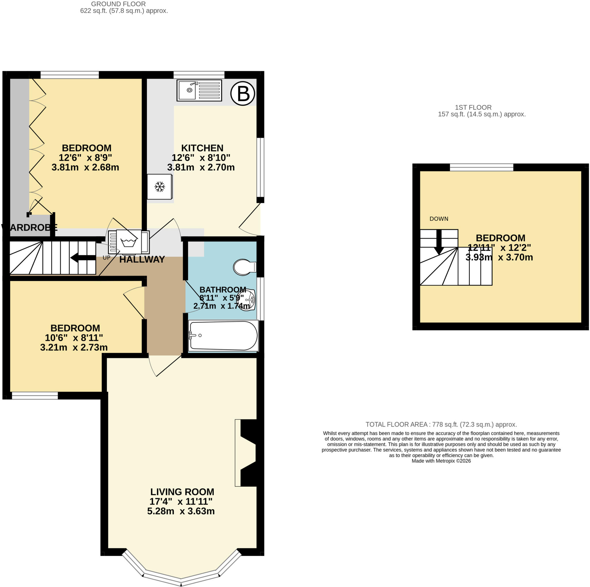 Kennerleigh Avenue, Leeds, LS15 floorplan