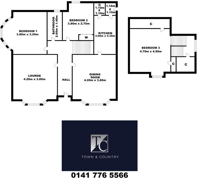 40, Glasgow Road, Kirkintilloch, G66 1BJ floorplan
