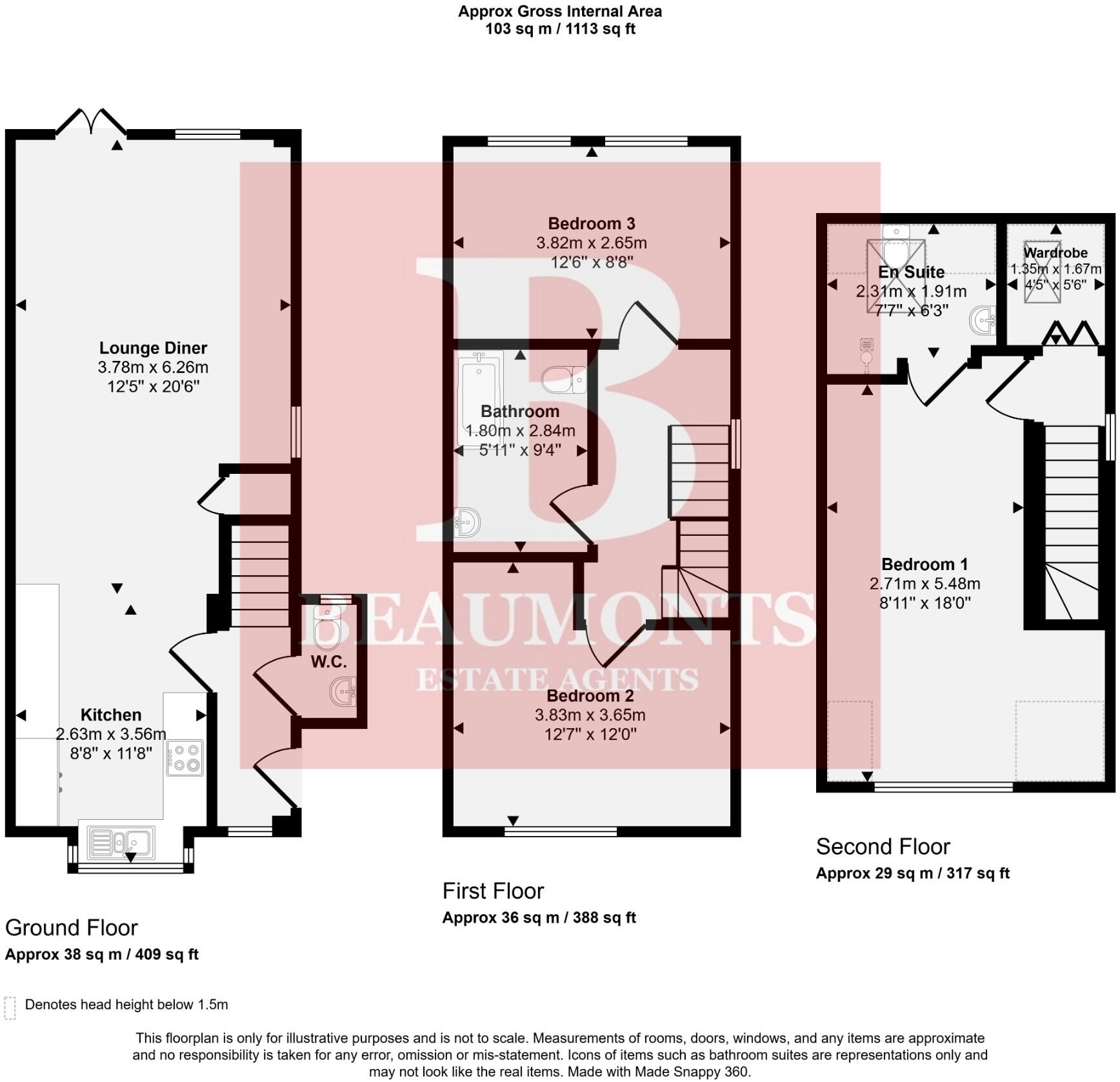 Balfour Road, BN1 floorplan