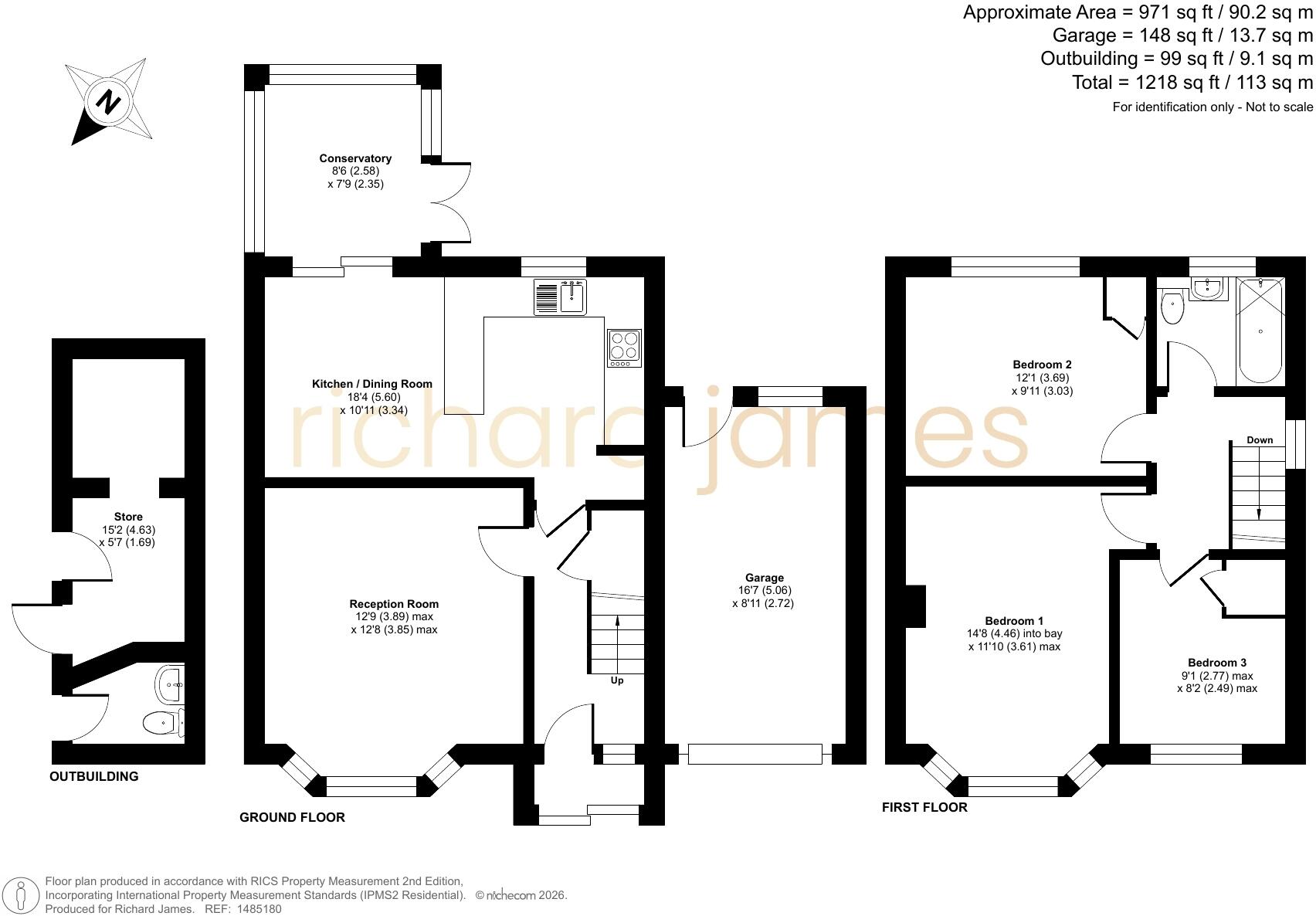Grange Drive, Stratton St Margaret, Swindon, SN3 floorplan