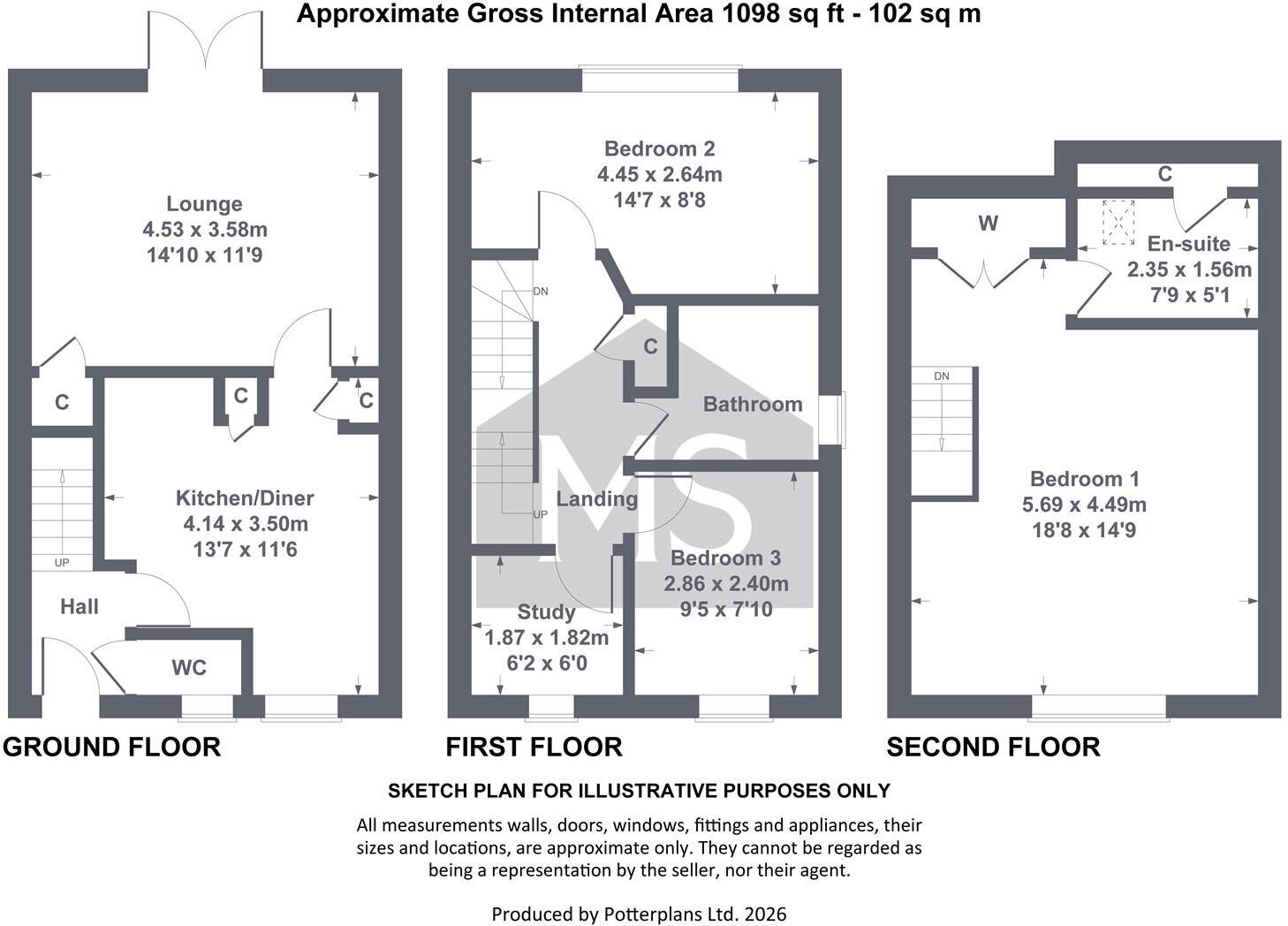 Spring Beck Avenue, Norton, Malton floorplan