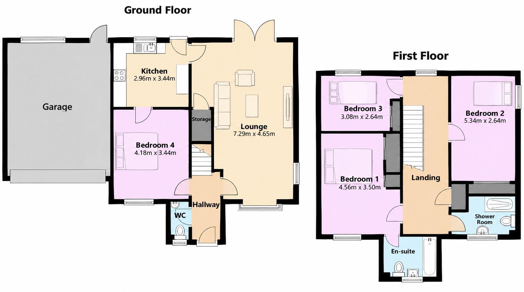 Larksmead Close, Ogwell, Newton Abbot floorplan