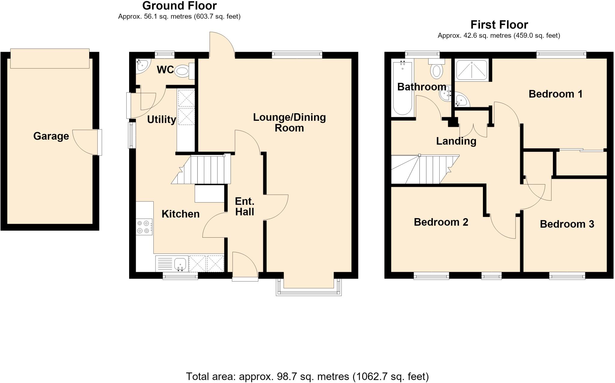 St Nicholas Close, North Bradley floorplan