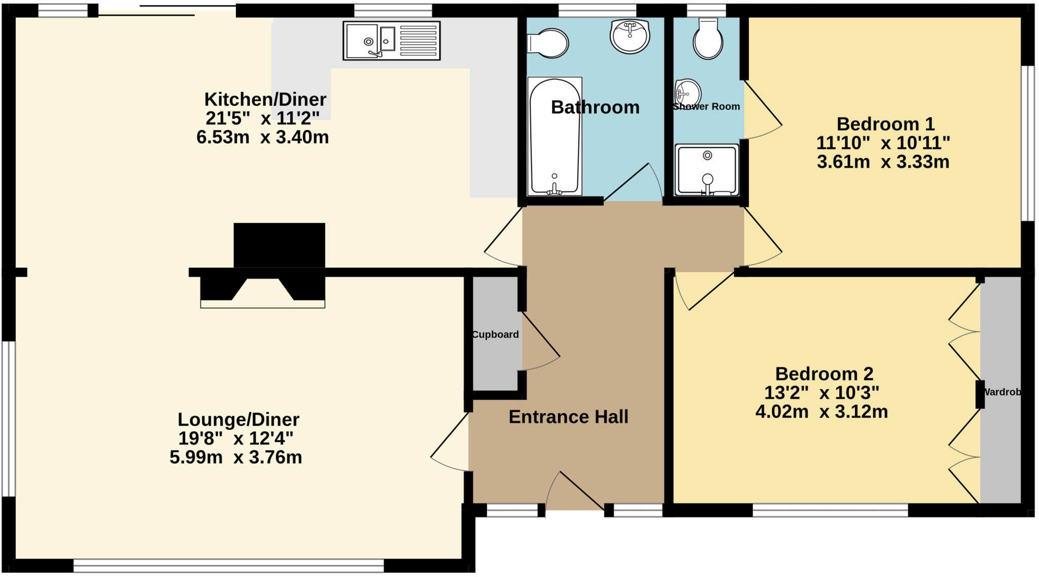 Curzon Way, Highcliffe, Christchurch, Dorset, BH23 floorplan