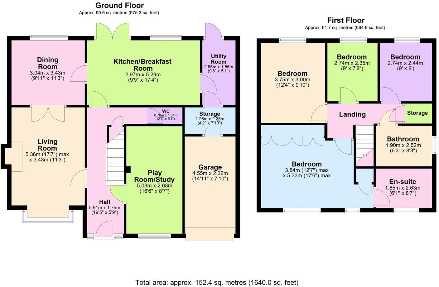 Manor Rise, Lichfield floorplan