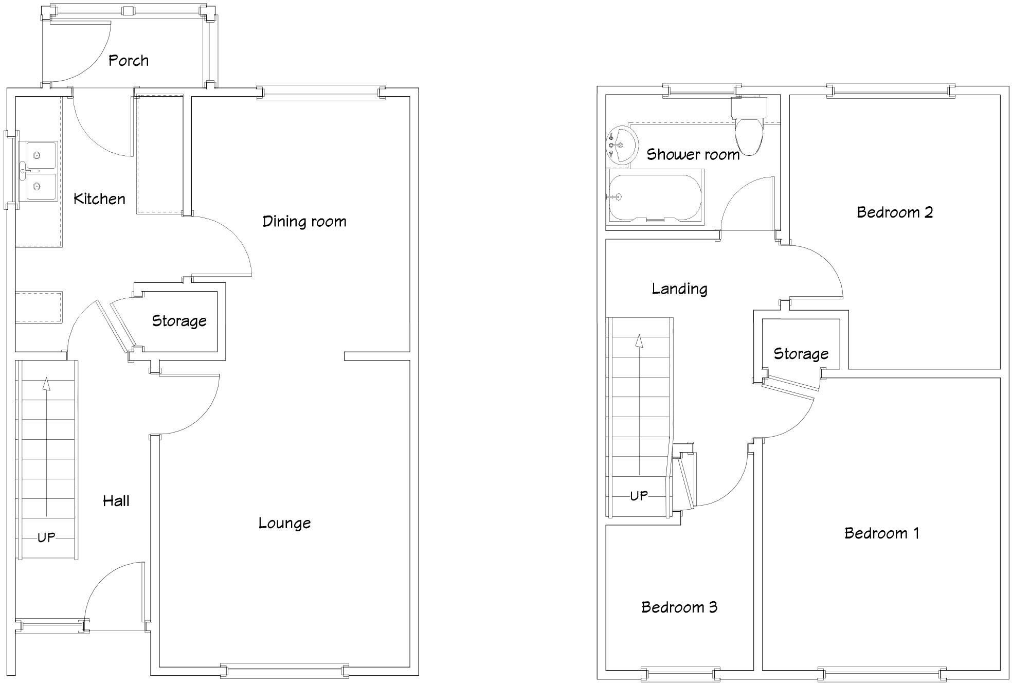 Coed Duon View, Pentwyn-mawr, Caerphilly County Borough floorplan