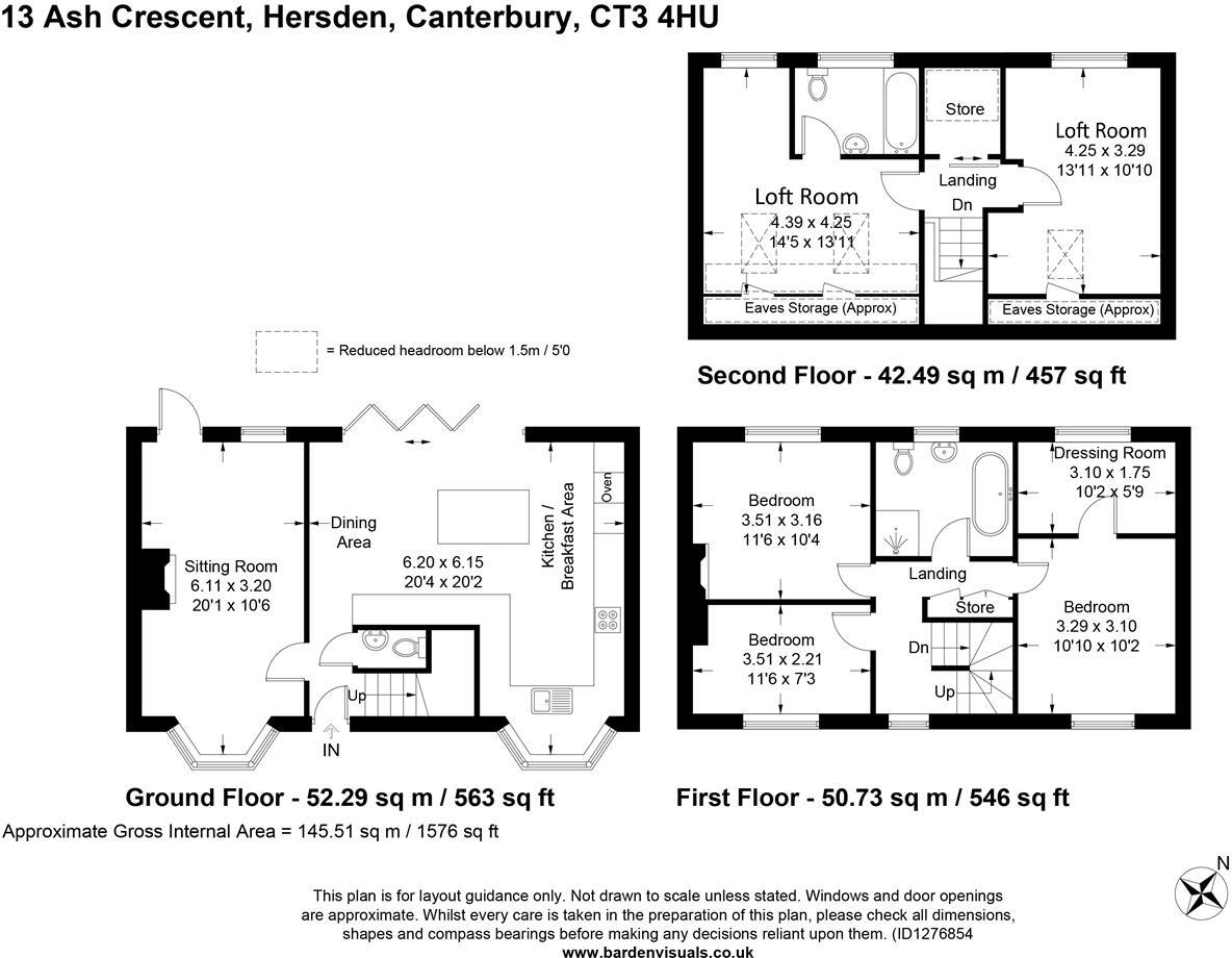 Ash Crescent, Hersden, Canterbury floorplan