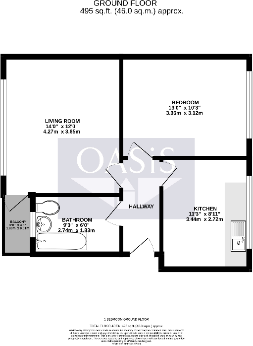 Budebury Road, Staines-upon-Thames, Surrey, TW18 floorplan