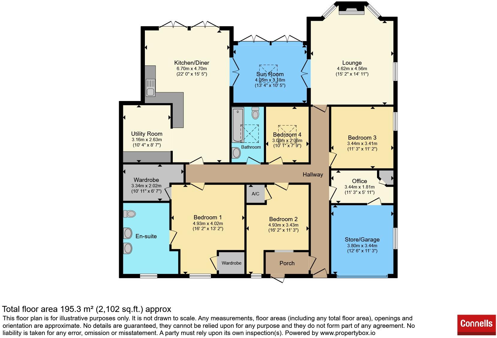 Bates Close, Granborough, Buckingham floorplan