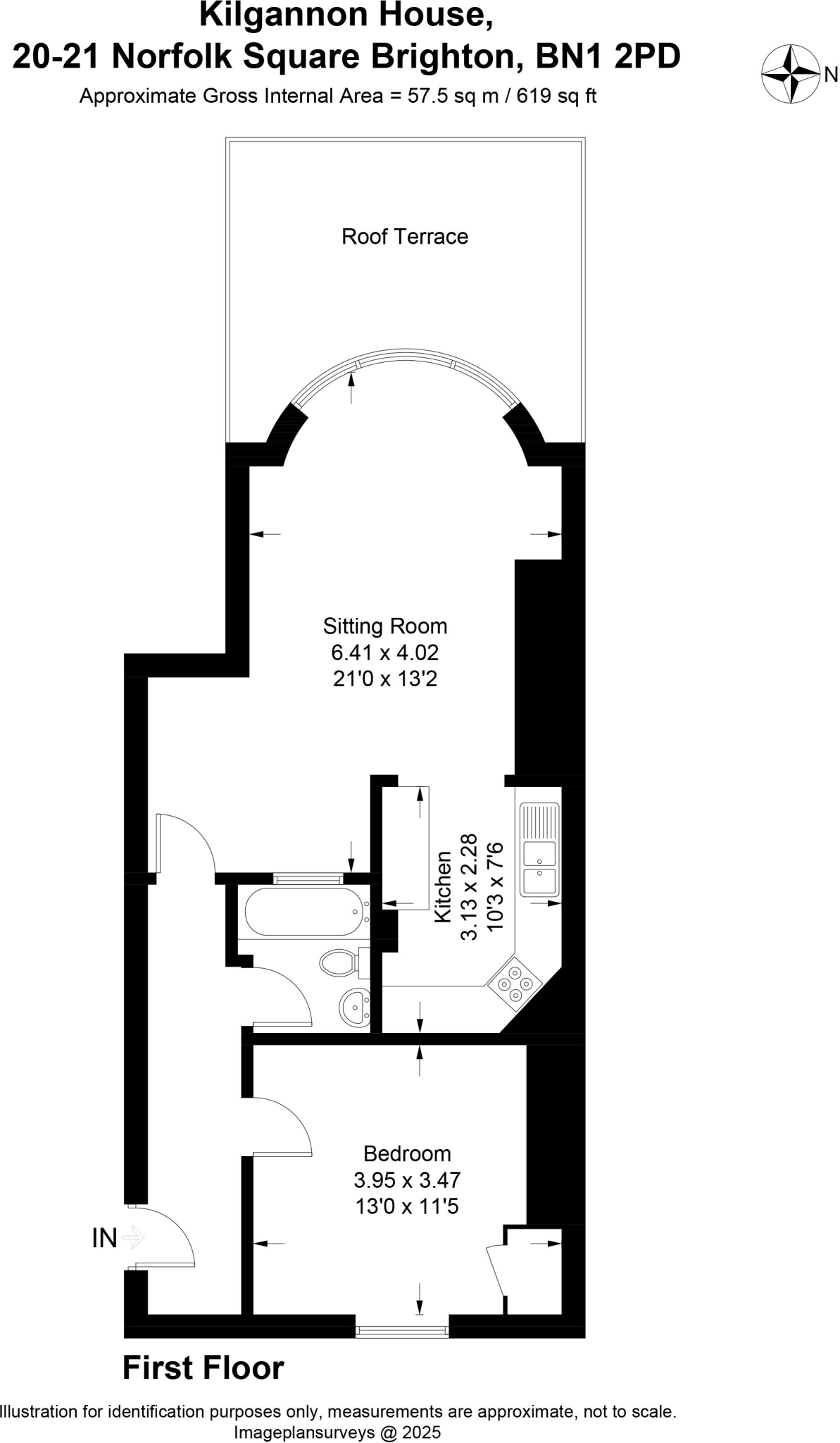 Norfolk Square, Brighton, BN1 2PD floorplan