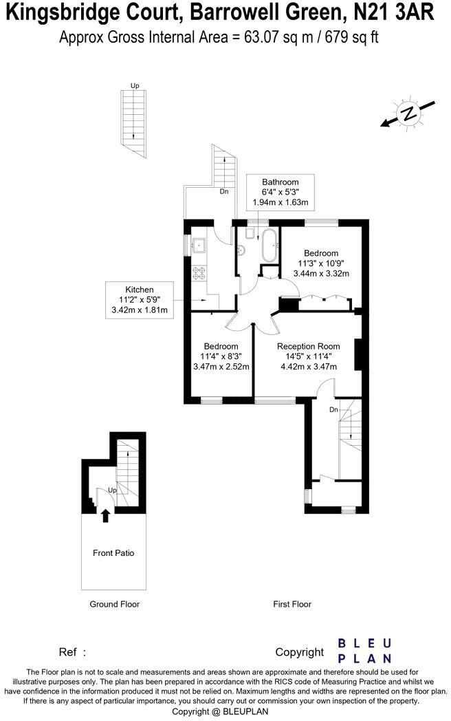 Barrowell Green, London, N21 floorplan