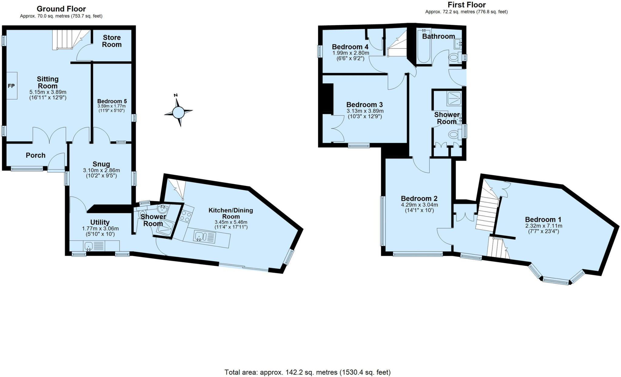 East Portlemouth, Salcombe floorplan