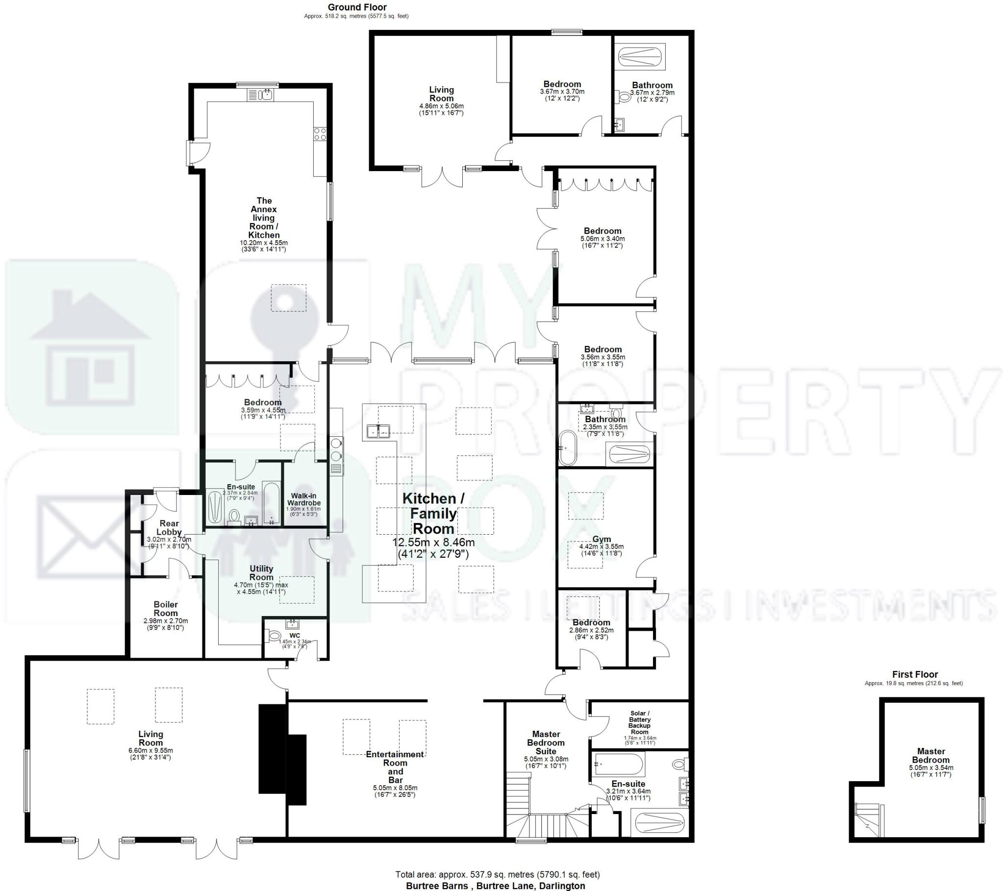 Burtree Barns, Burtree Lane floorplan