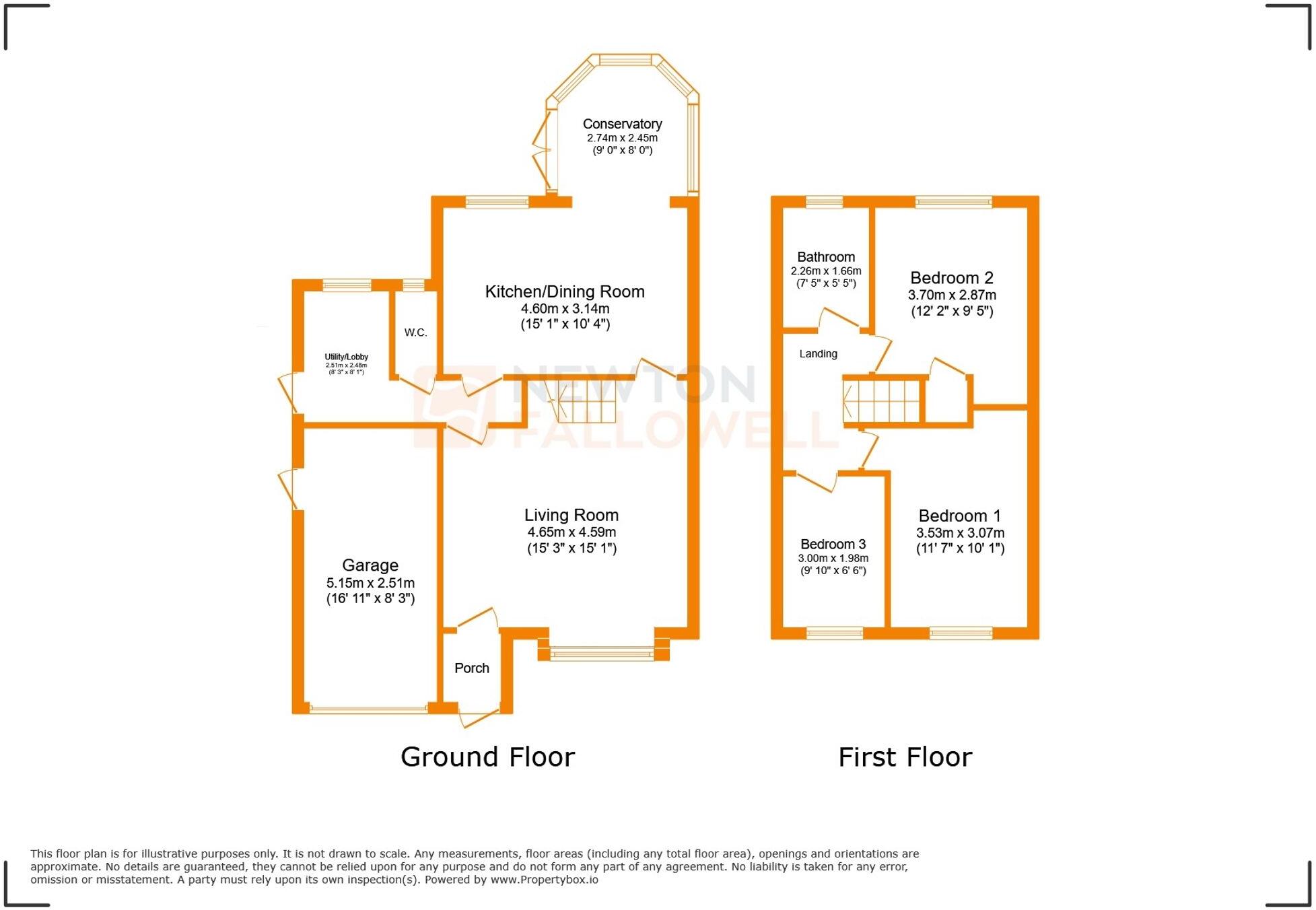 Ambergate Close, Broughton Astley, LE9 floorplan