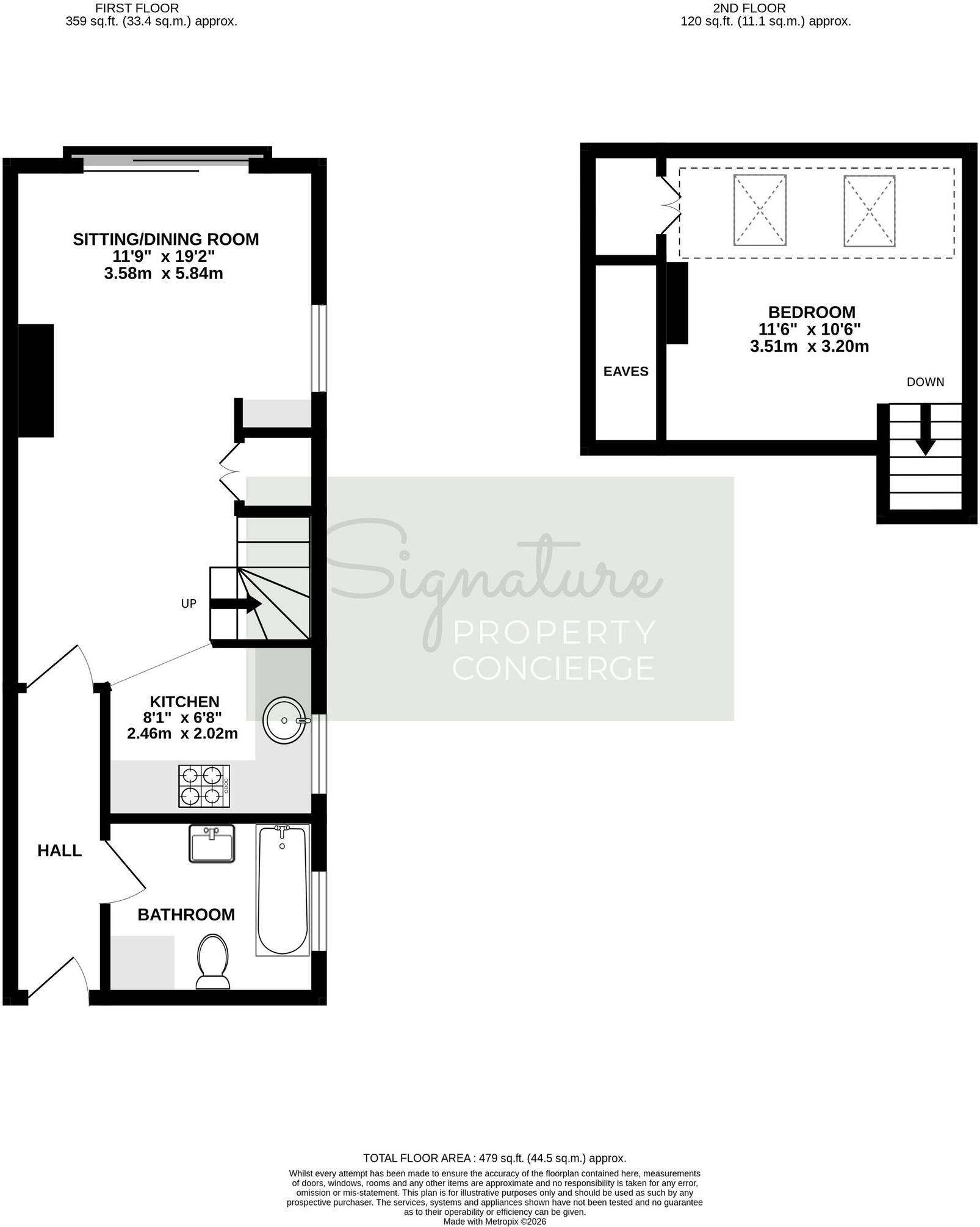 Hogs Back, Seale, GU10 floorplan