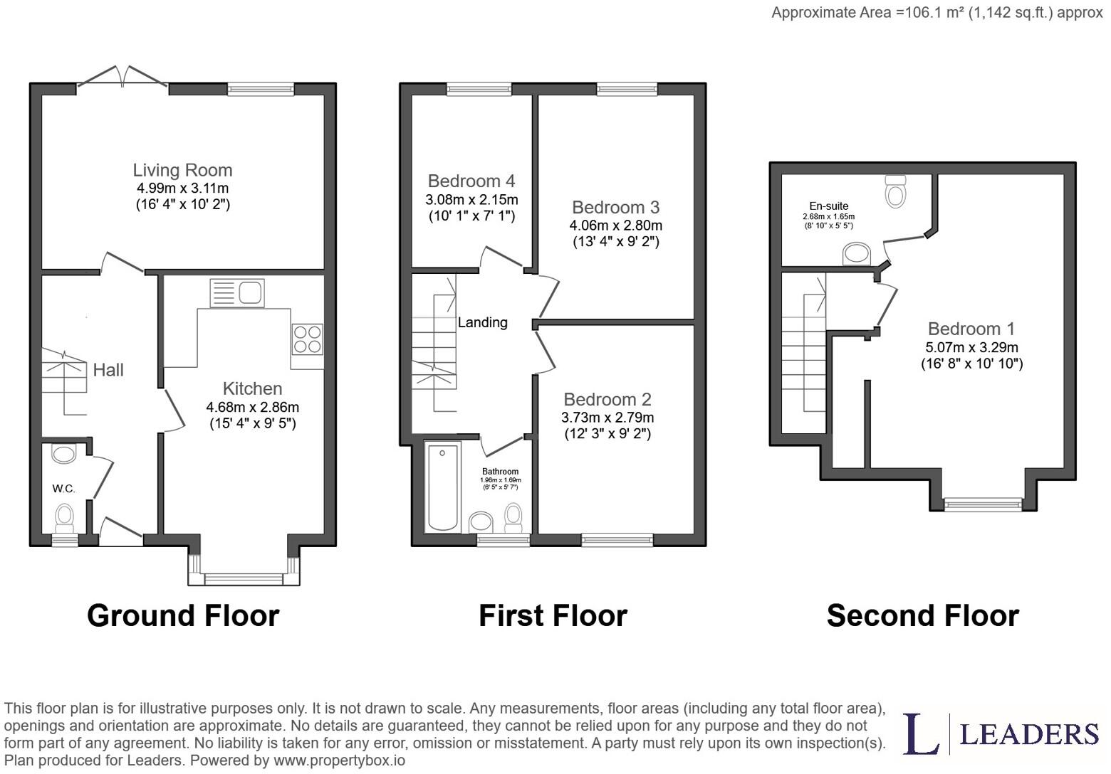 Balmoral Close, Northampton, Northamptonshire, NN5 floorplan