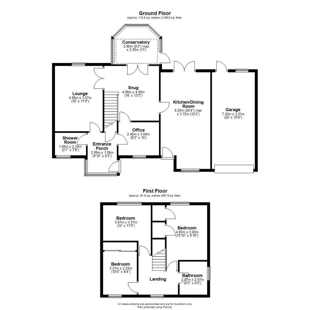 Leazes Park, Hexham, NE46 floorplan